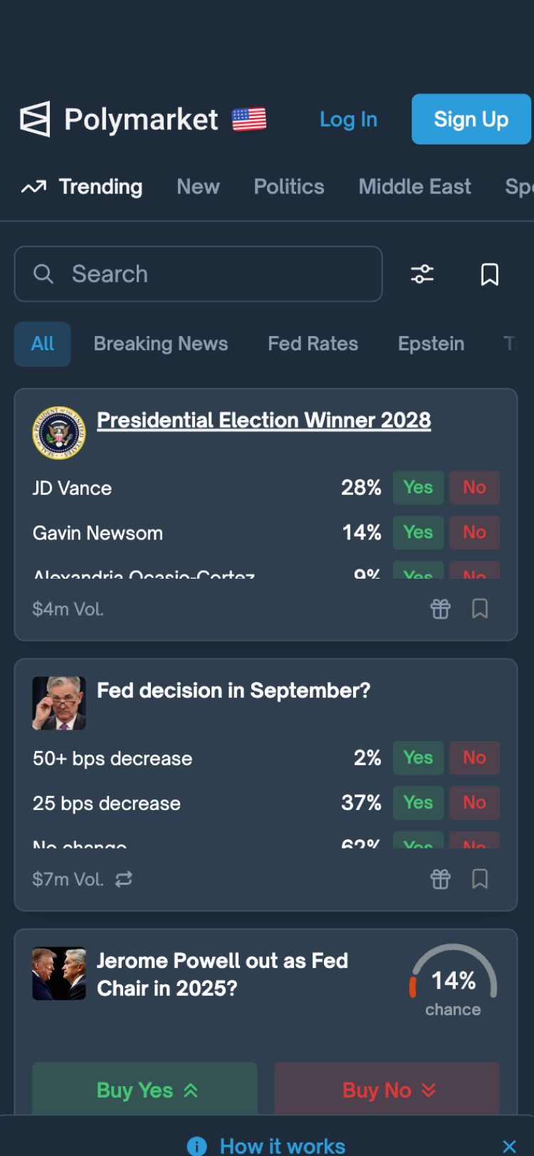 Polymarket - Shipped on Vercel